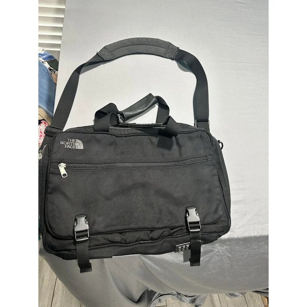 North Face Black Messenger‎ Bag Laptop Strap & Handles